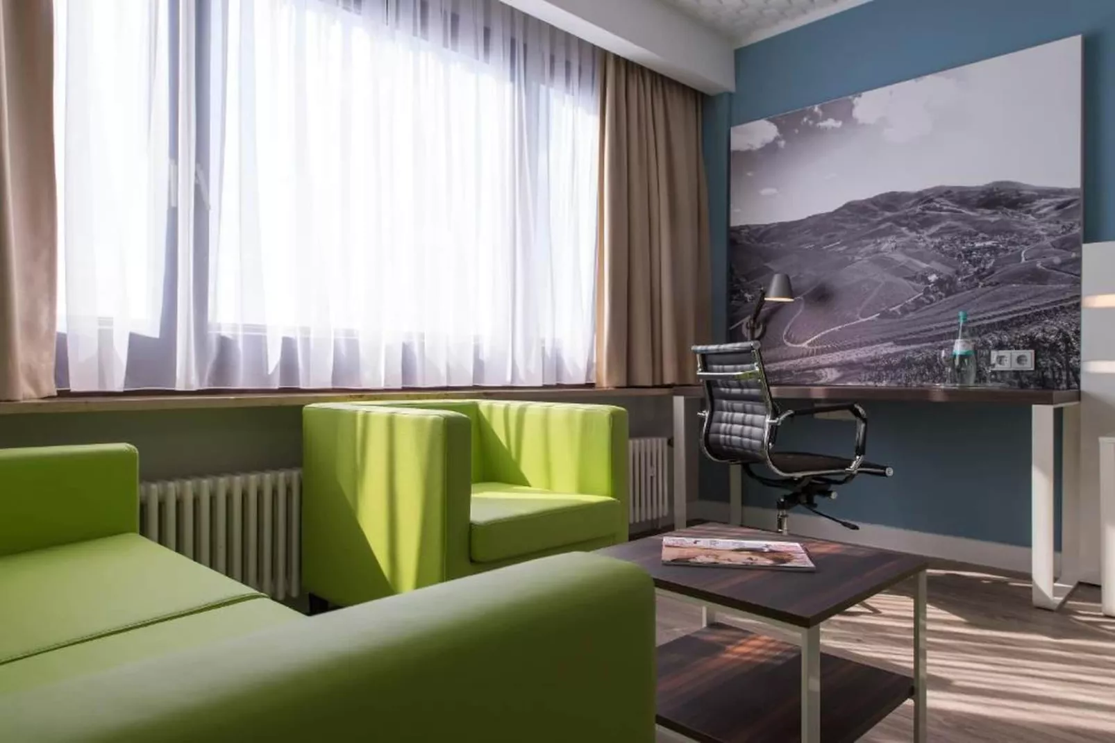 Offenburg City - Standard Twin Room - Woonkamer