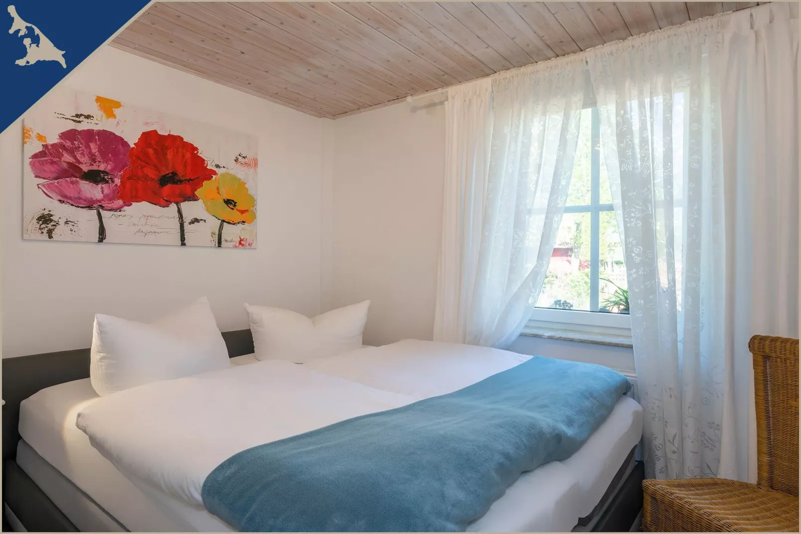 Ferienwohnung am Achterwasser Lütow 4 P - Slaapkamer