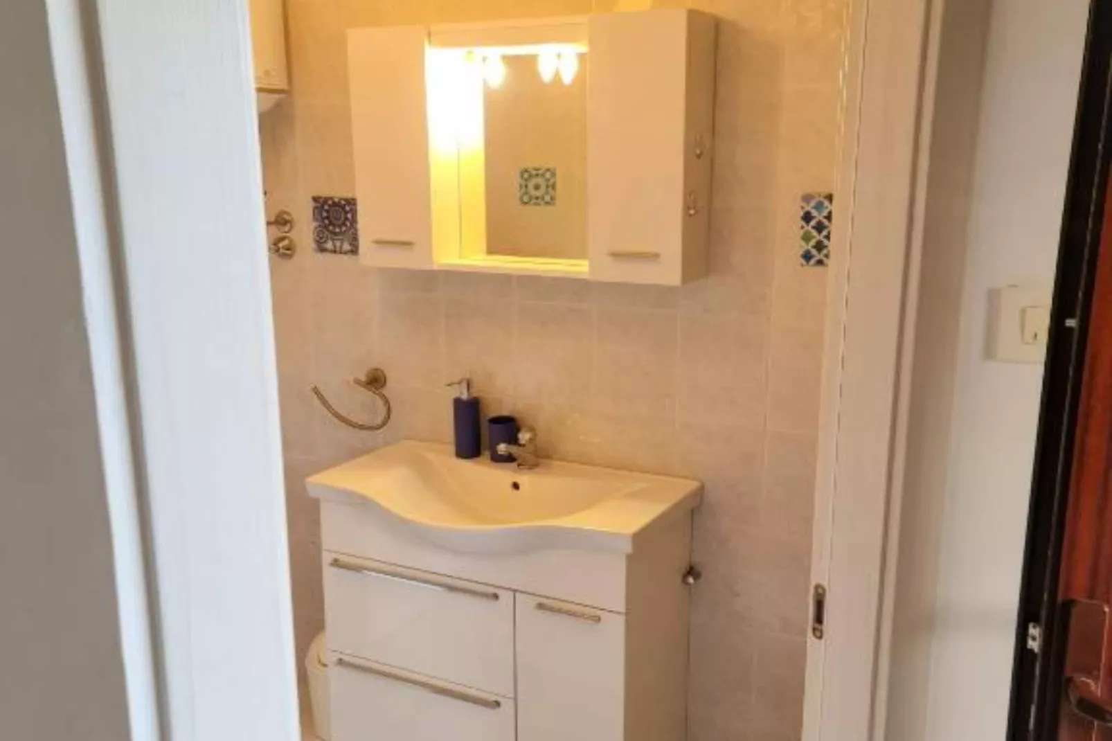 Apartments Marko - Three Bedroom Apartment with Sea View - Badkamer