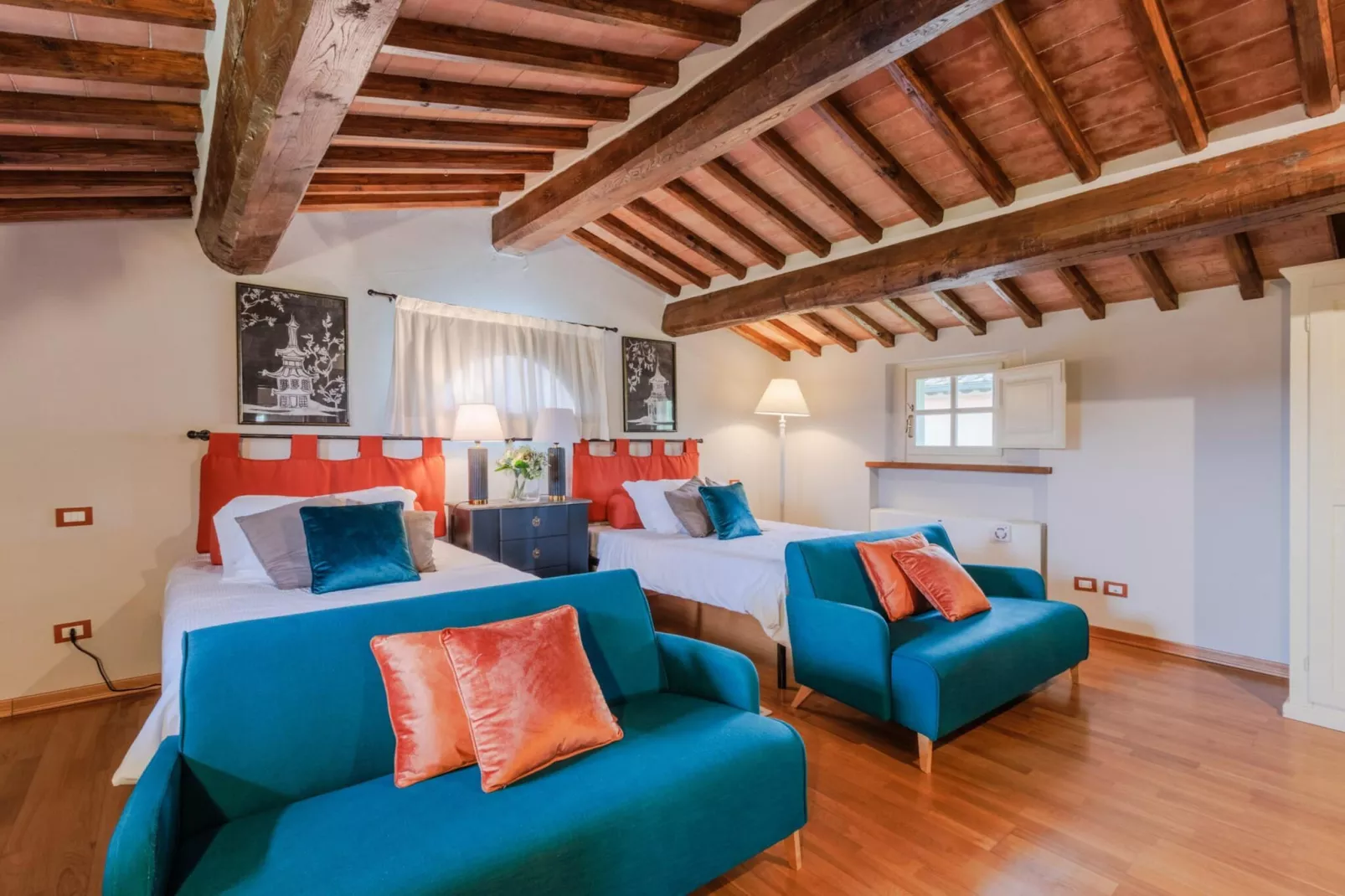 Cicale Farmhouse, 3 bedrooms Farmhouse with Pool - Slaapkamer