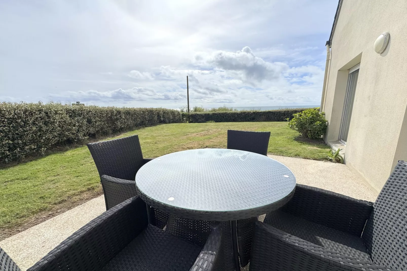 Ferienhaus mit Panoramablick Le Conquet - Terrasbalkon