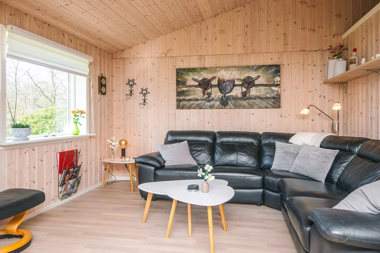 Huis met houtkachel en aanbouw - Binnen