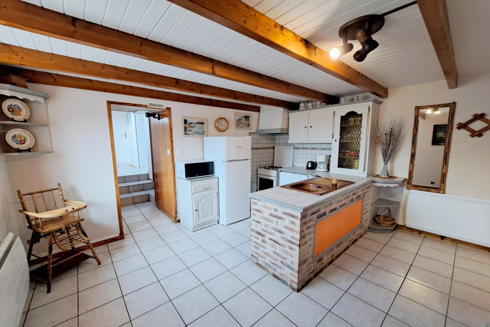 Bretonisches Steinhaus Landéda - Keuken