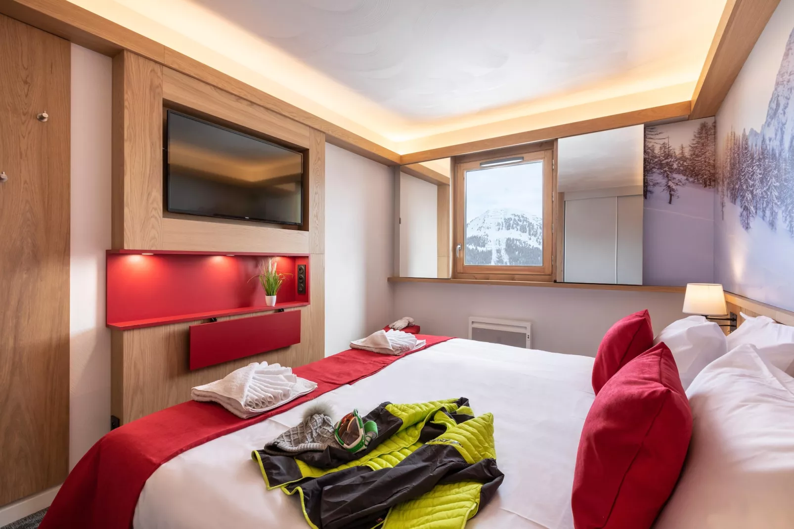 Village Club MMV Plagne 2000  Room for 3 people - Slaapkamer