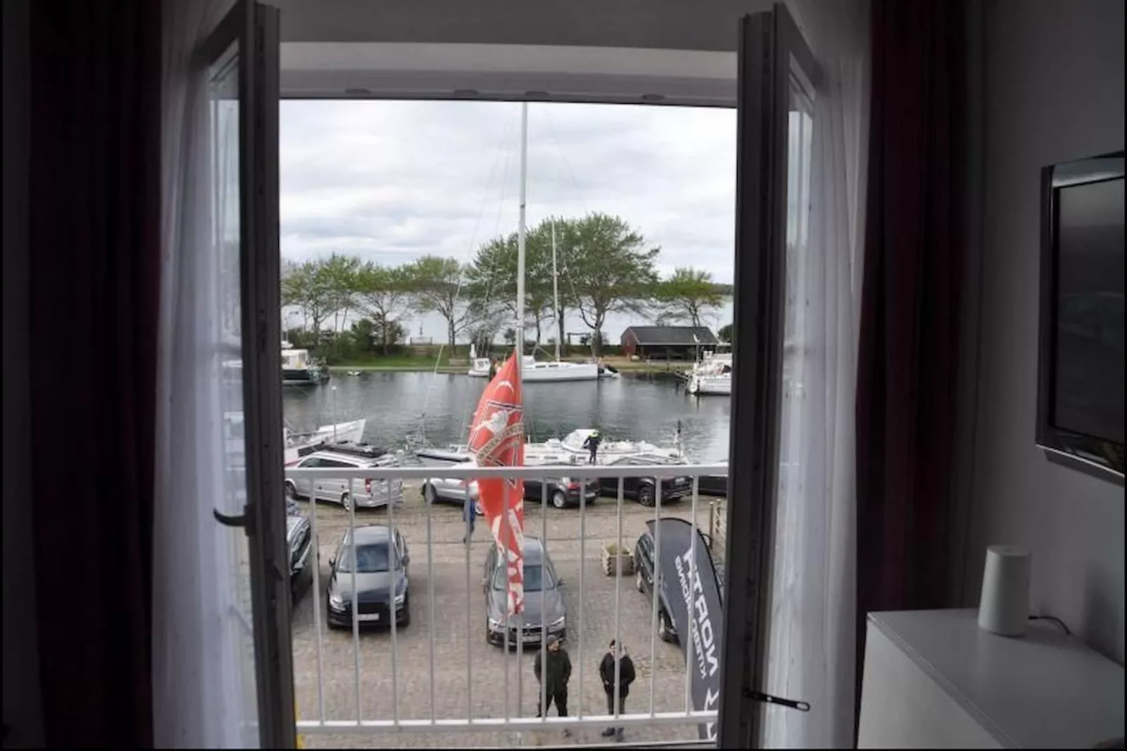 Ferienwohnung Orth C24 - Uitzicht zomer
