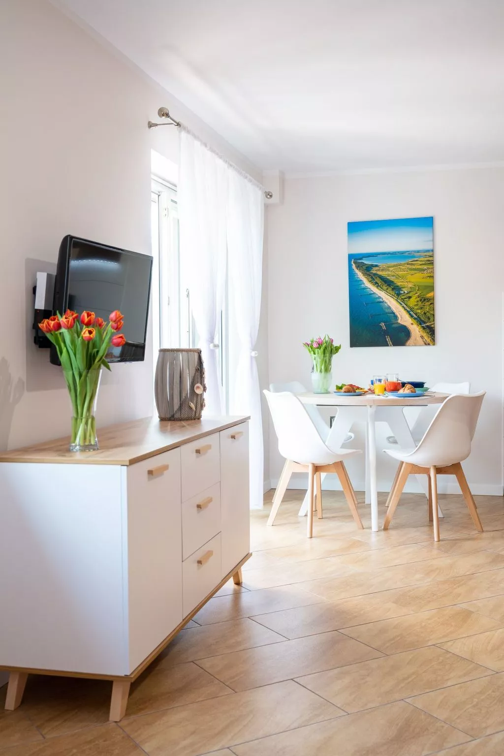 Wohnung in Darlowo mit Terrasse - Binnen
