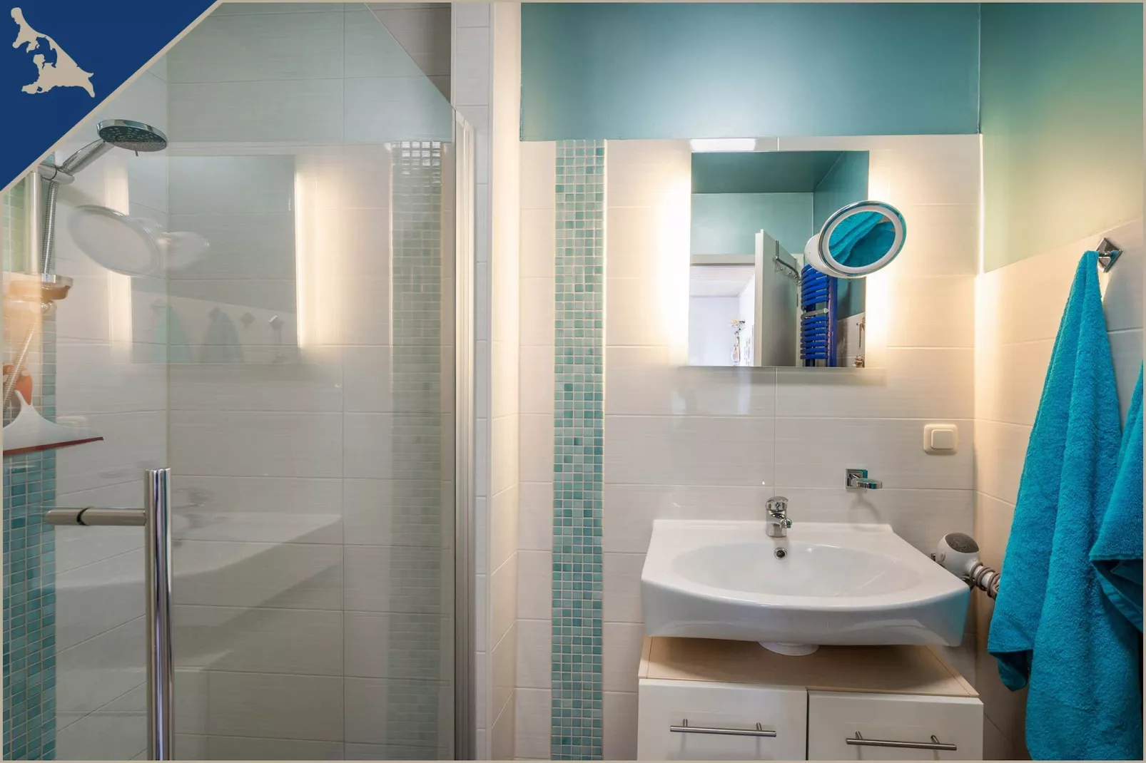 Ferienwohnung am Achterwasser Lütow 4 P - Badkamer