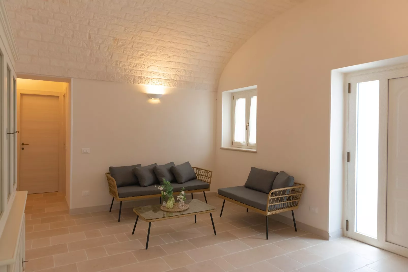 Dimora San Galaro in Ostuni - Woonkamer