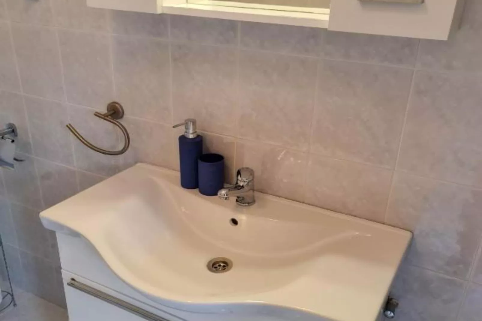 Apartments Marko - Three Bedroom Apartment with Sea View - Badkamer