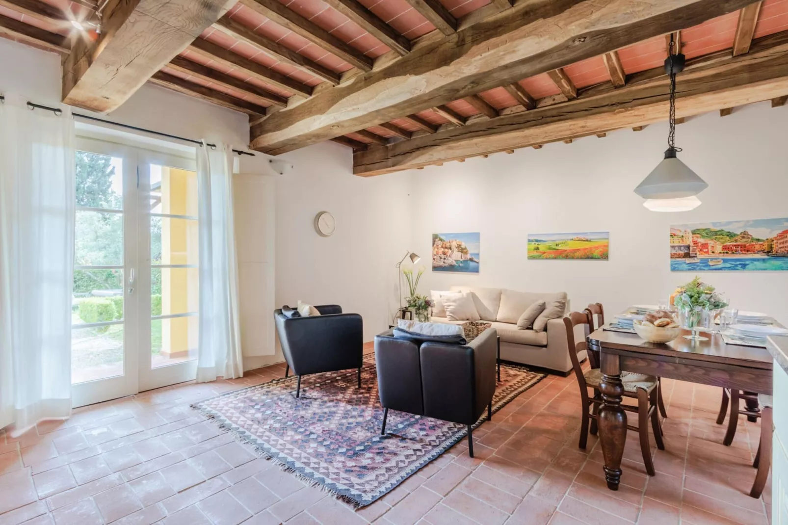 Casa Lucchese at Borghetto Farmhouse - Woonkamer