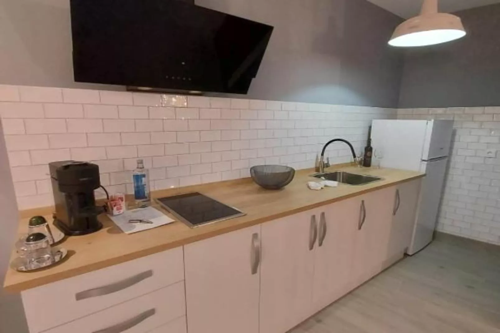 Estudio Deluxe con cama grande y jacuzzy - Keuken