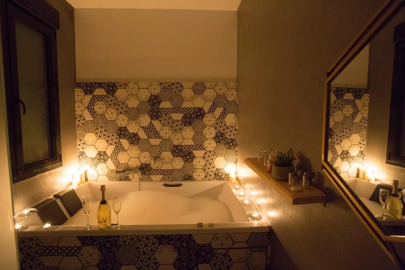 Apartamento superior con jacuzzy - Badkamer