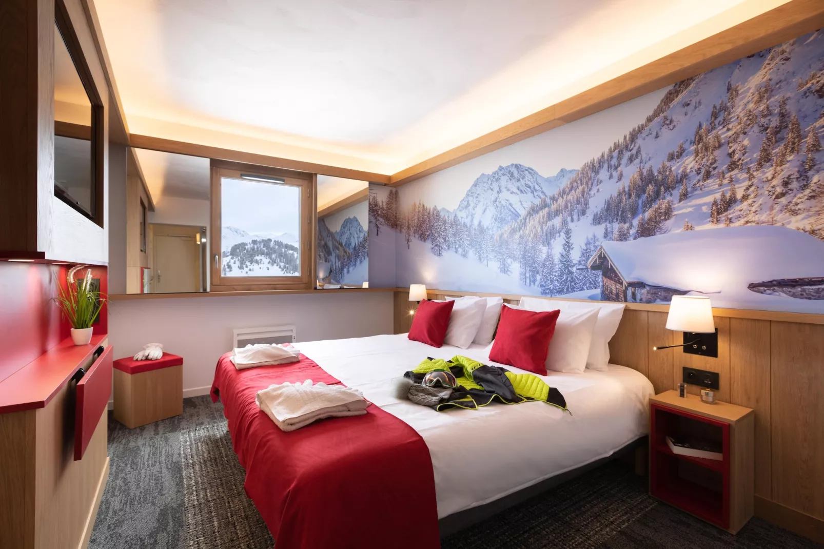 Village Club MMV Plagne 2000  Room for 3 people - Slaapkamer