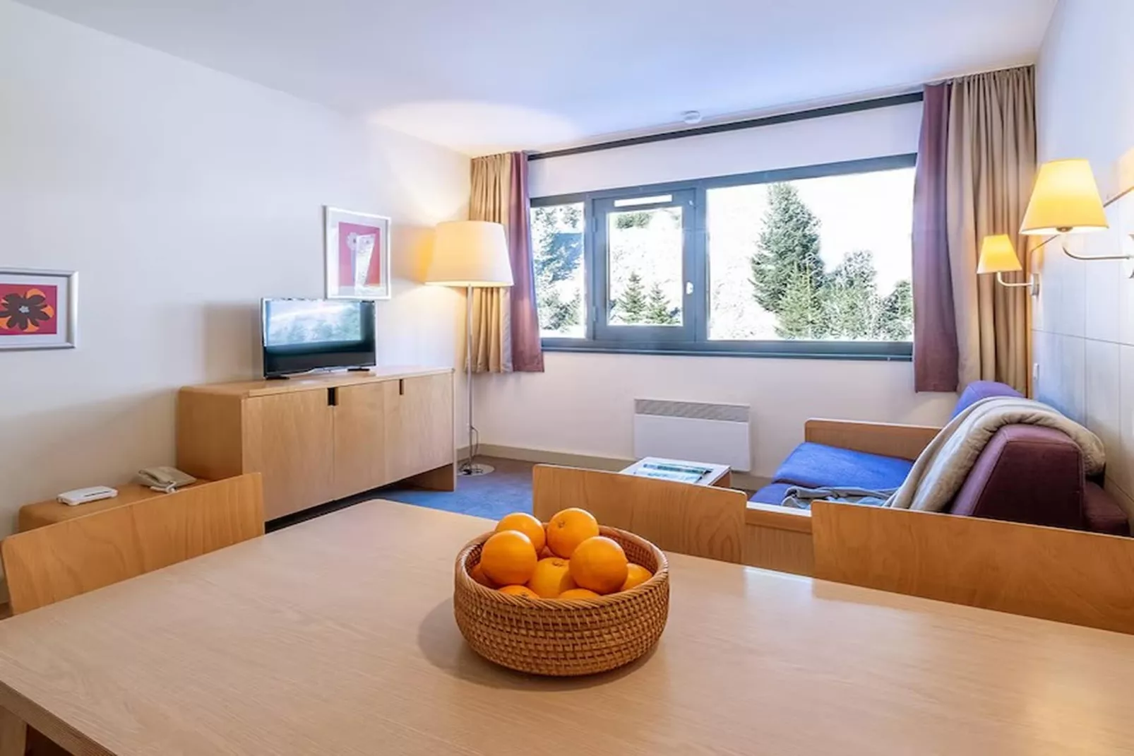 Résidence Pierre & Vacances la Foret Apartment 4 people - 1 bedroom - Woonkamer
