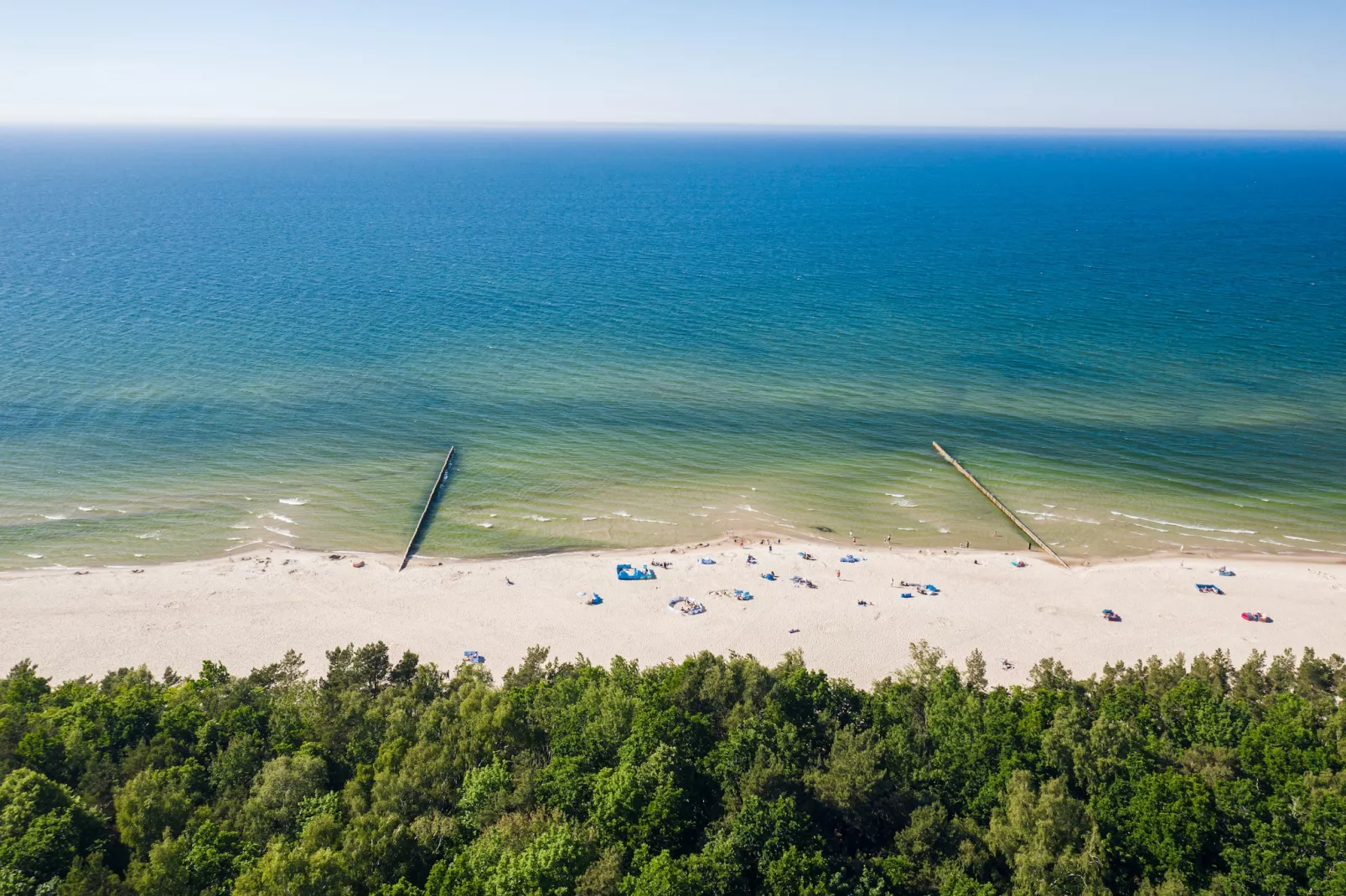Komfortowy apartament z basenem i jacuzzi w Międzywodziu - Gebieden zomer 1km