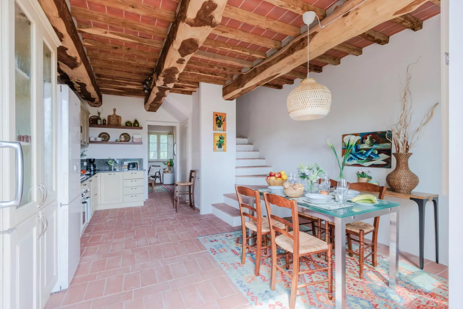 Casa Bellavista at Borghetto Farmhouse - Eetkamer