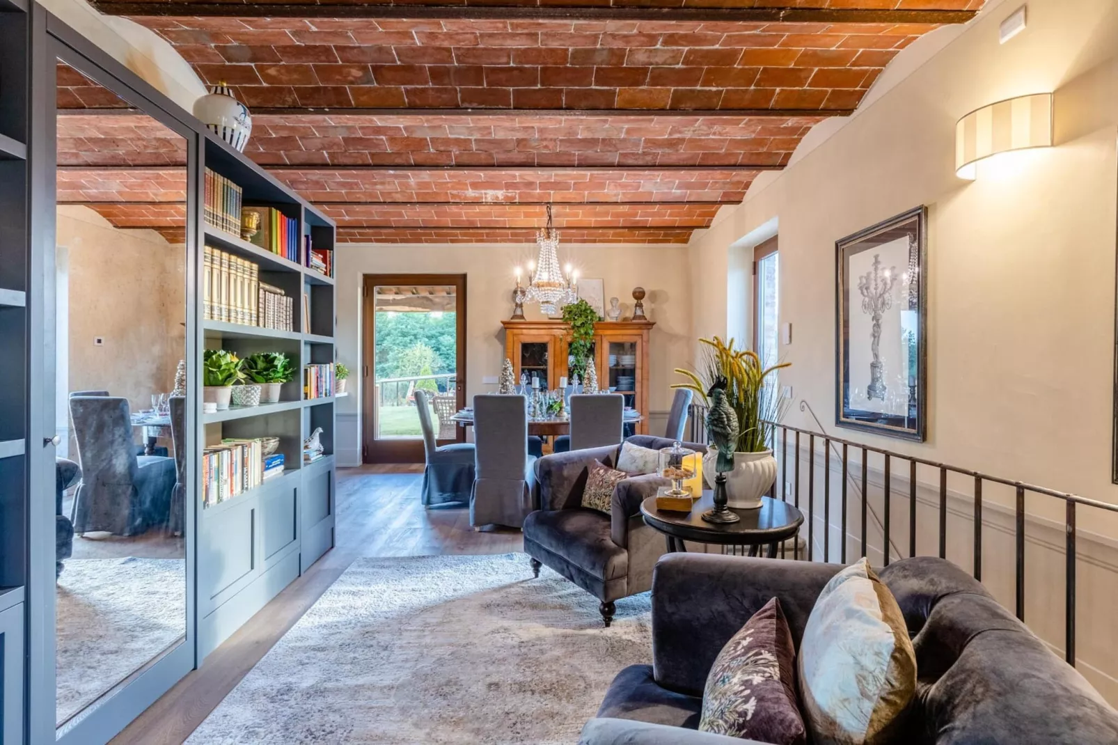 Il Conte Farmhouse Retreat - Woonkamer