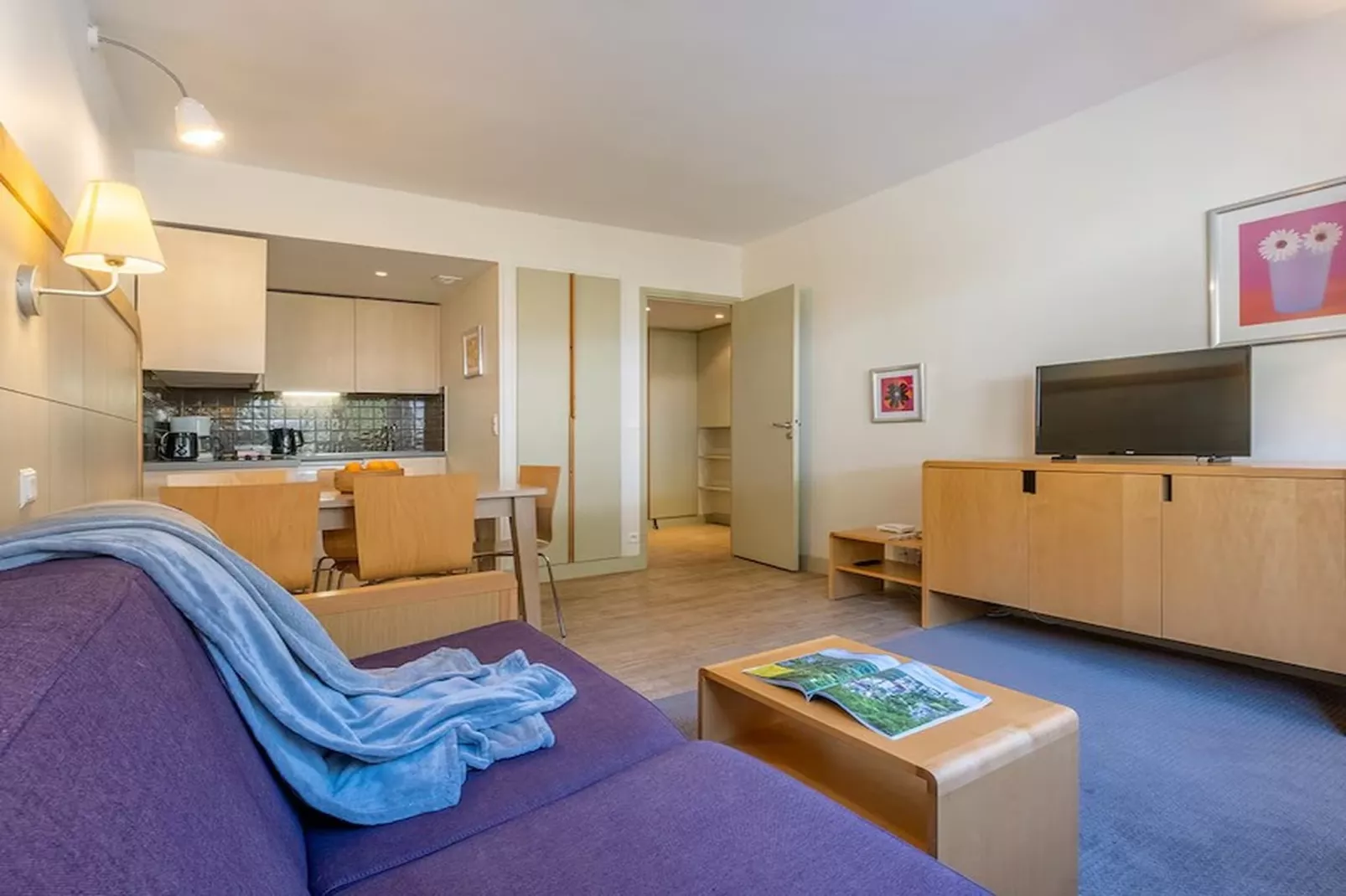 Résidence Pierre & Vacances la Foret Apartment 4 people - 1 bedroom - Woonkamer
