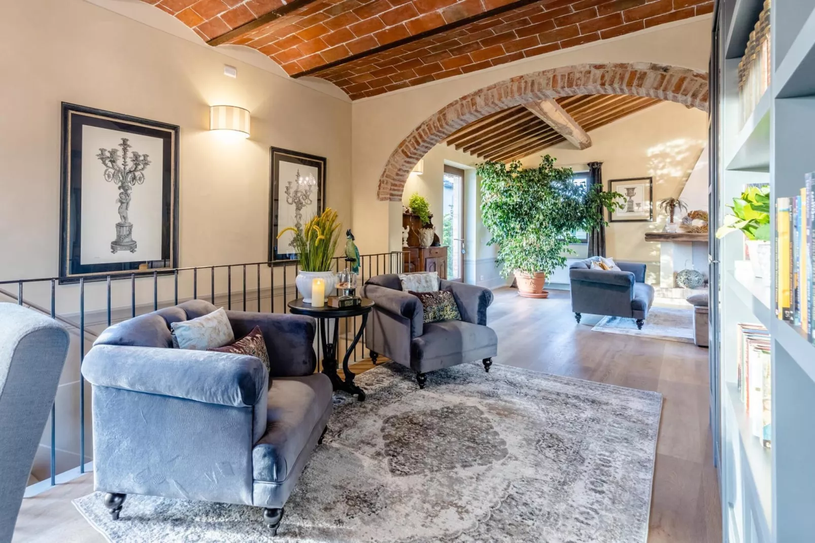 Il Conte Farmhouse Retreat - Woonkamer