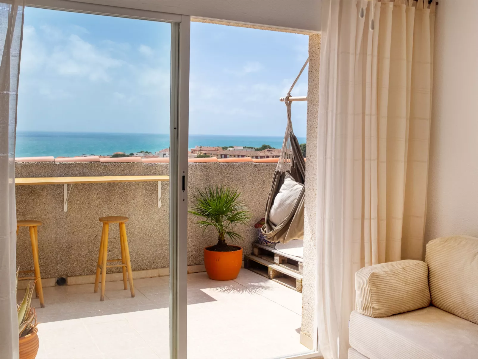 Terraza Azul - Penthouse with sea view - Binnen