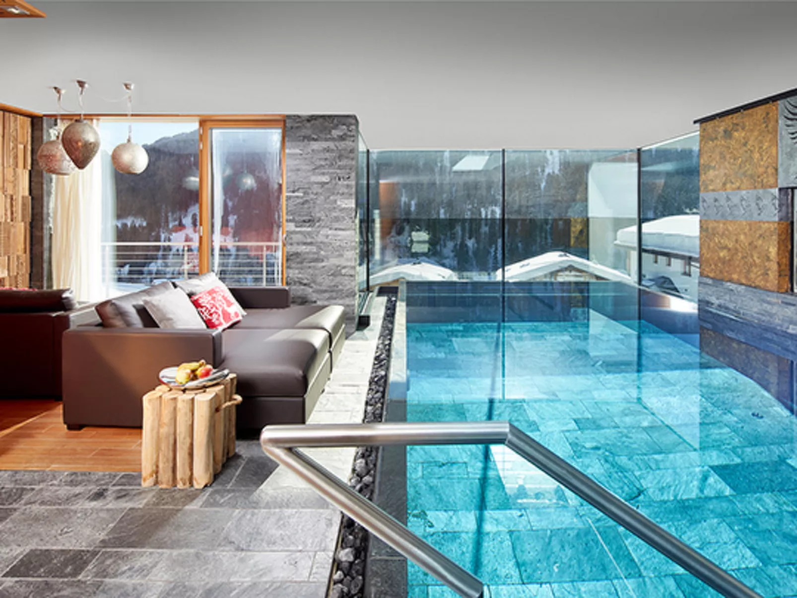 Alpinlodge & spa*****, (Samnaun-Ravaisch). - Binnen