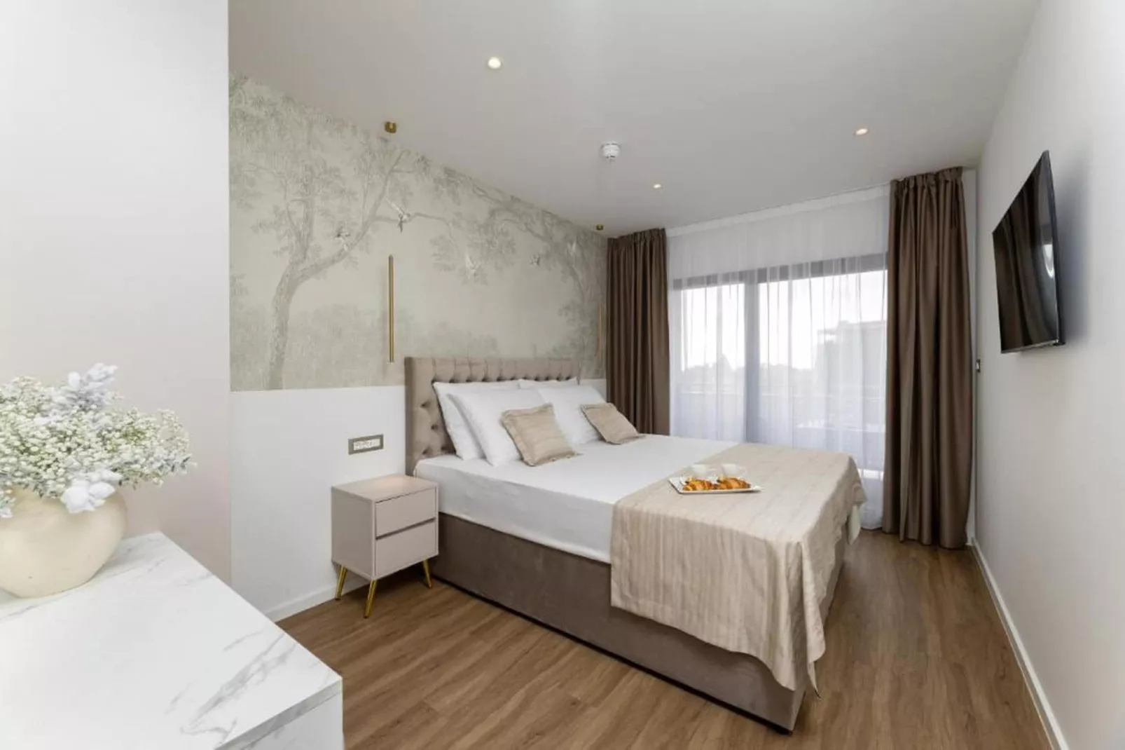 PICTAS Residence - Standard Double or Twin Room with Balcony - Slaapkamer