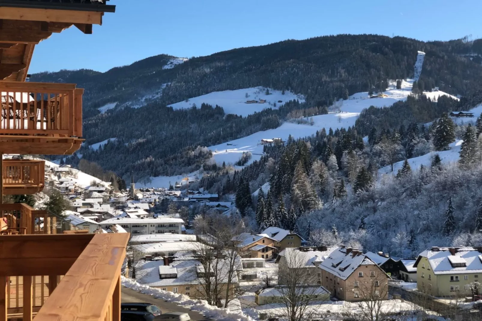 Chalet Henricus - Uitzicht winter