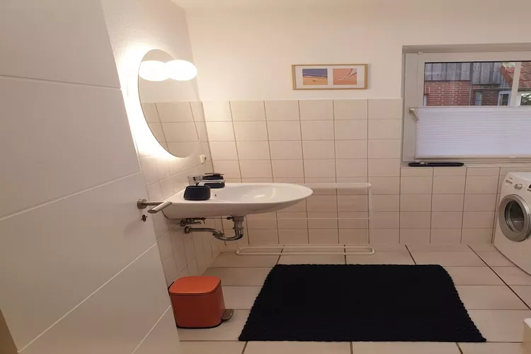 Ferienwohnung Terrasse und Aussicht - Badkamer