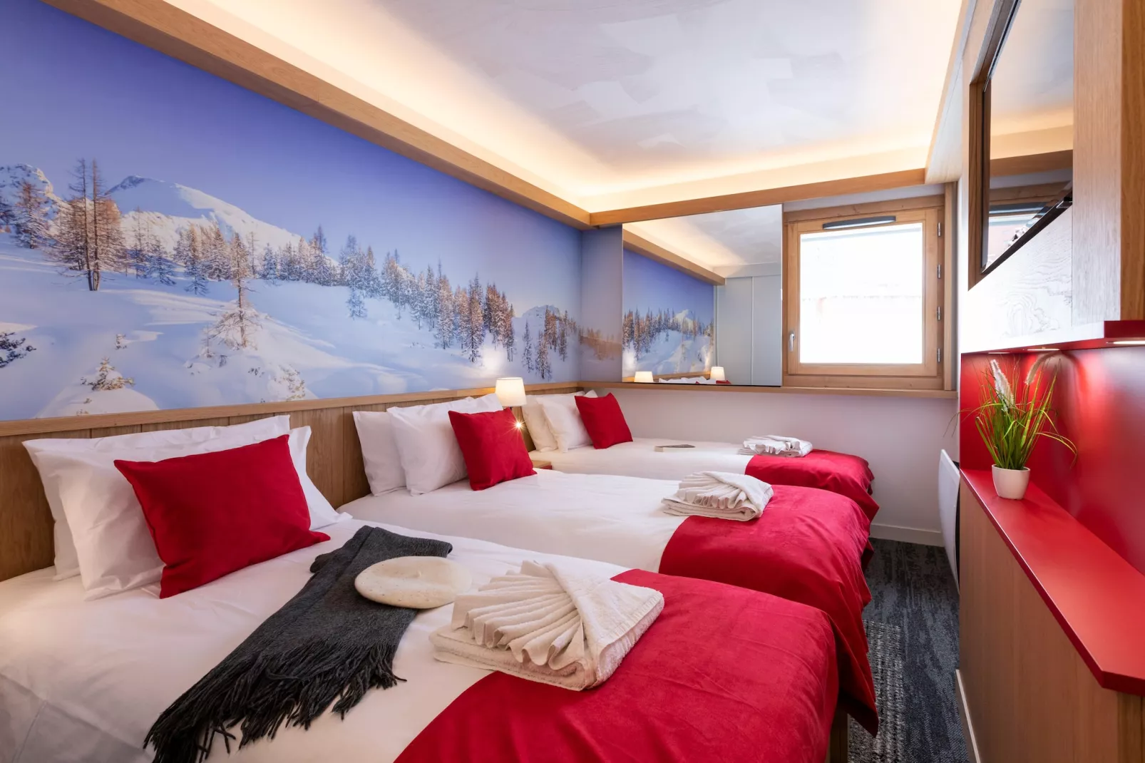 Village Club MMV Plagne 2000  Room for 2 people - Slaapkamer