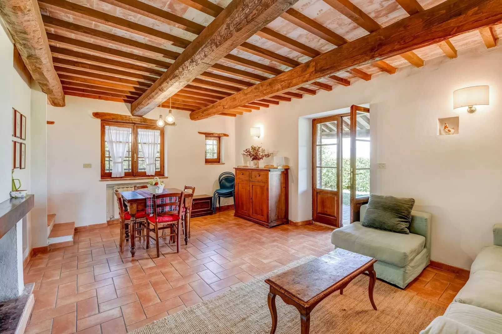 Podere Bellavista - Woonkamer