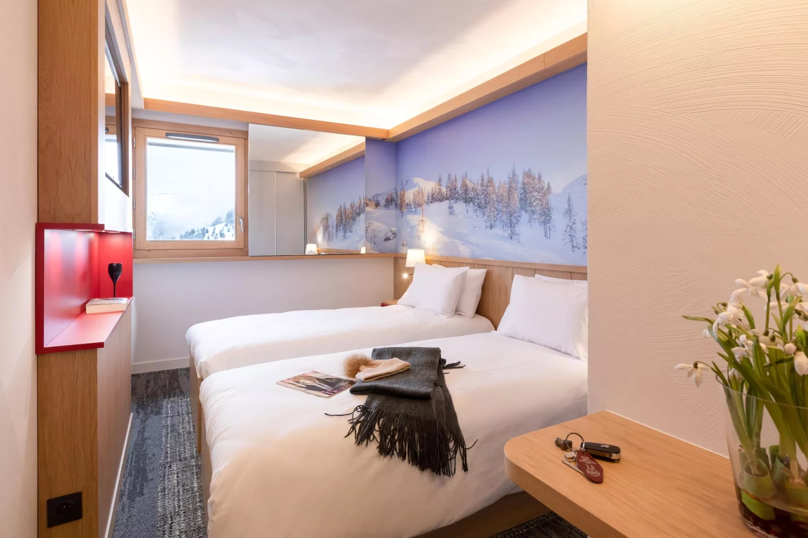 Village Club MMV Plagne 2000  Room for 6 people - Slaapkamer