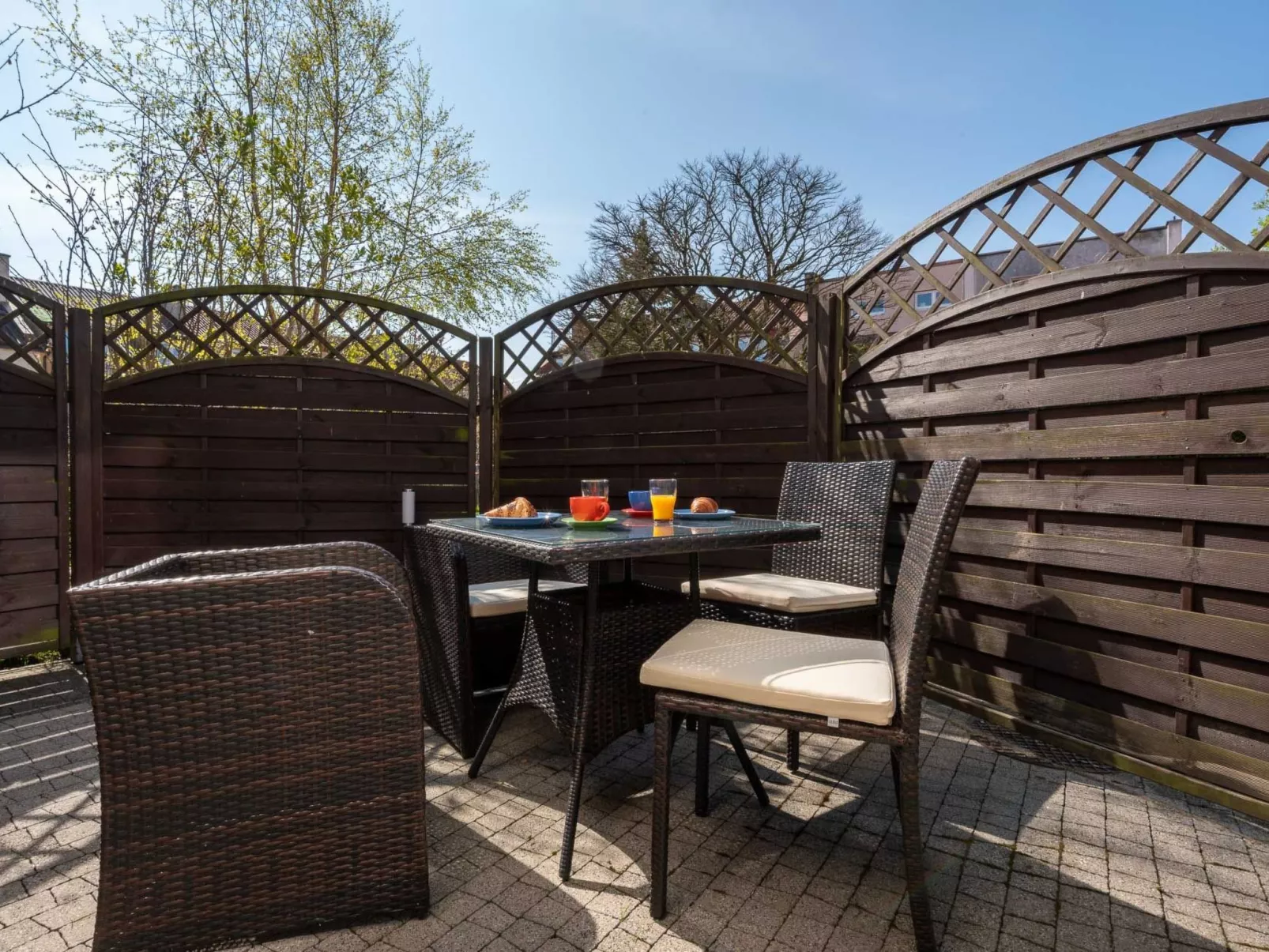 Wohnung in Darlowo mit Terrasse - Buiten