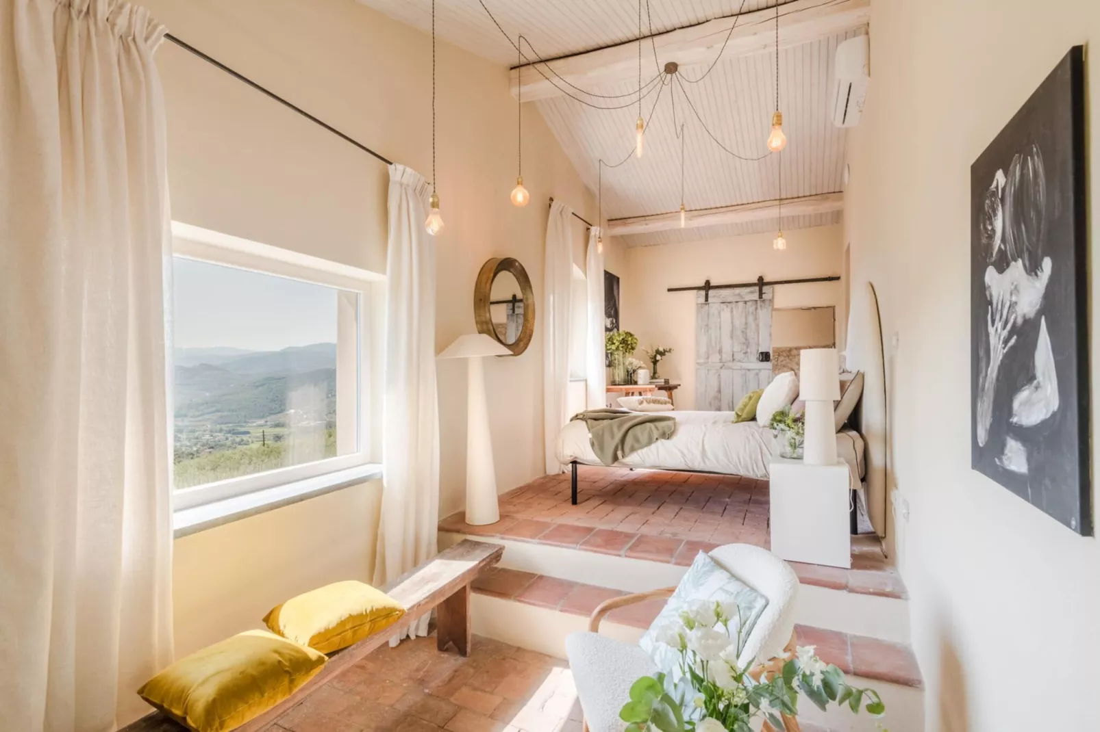 Le Due Terre Farmhouse - Slaapkamer