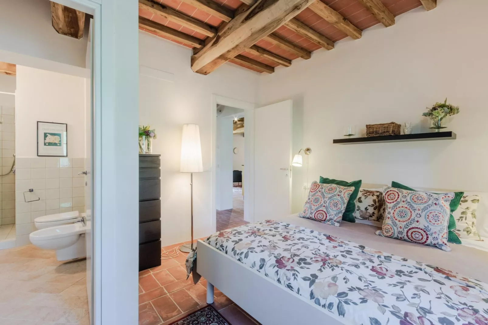 Casa Lucchese at Borghetto Farmhouse - Slaapkamer