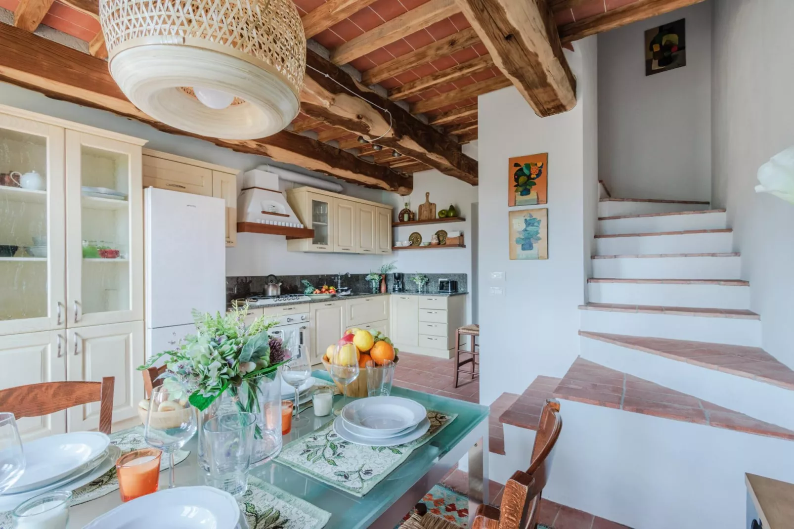 Casa Bellavista at Borghetto Farmhouse - Eetkamer