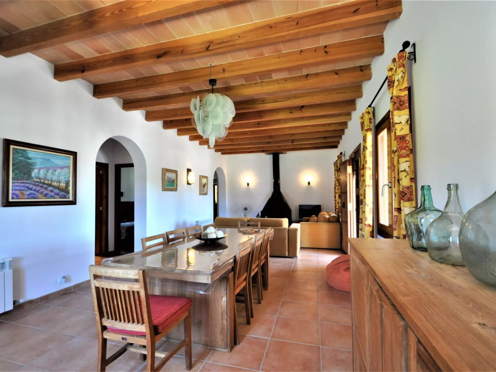 CAS BORRASSOS- Finca con piscina privada a 10 minutos de Palma.. BBQ. Wifi - Wi - Binnen