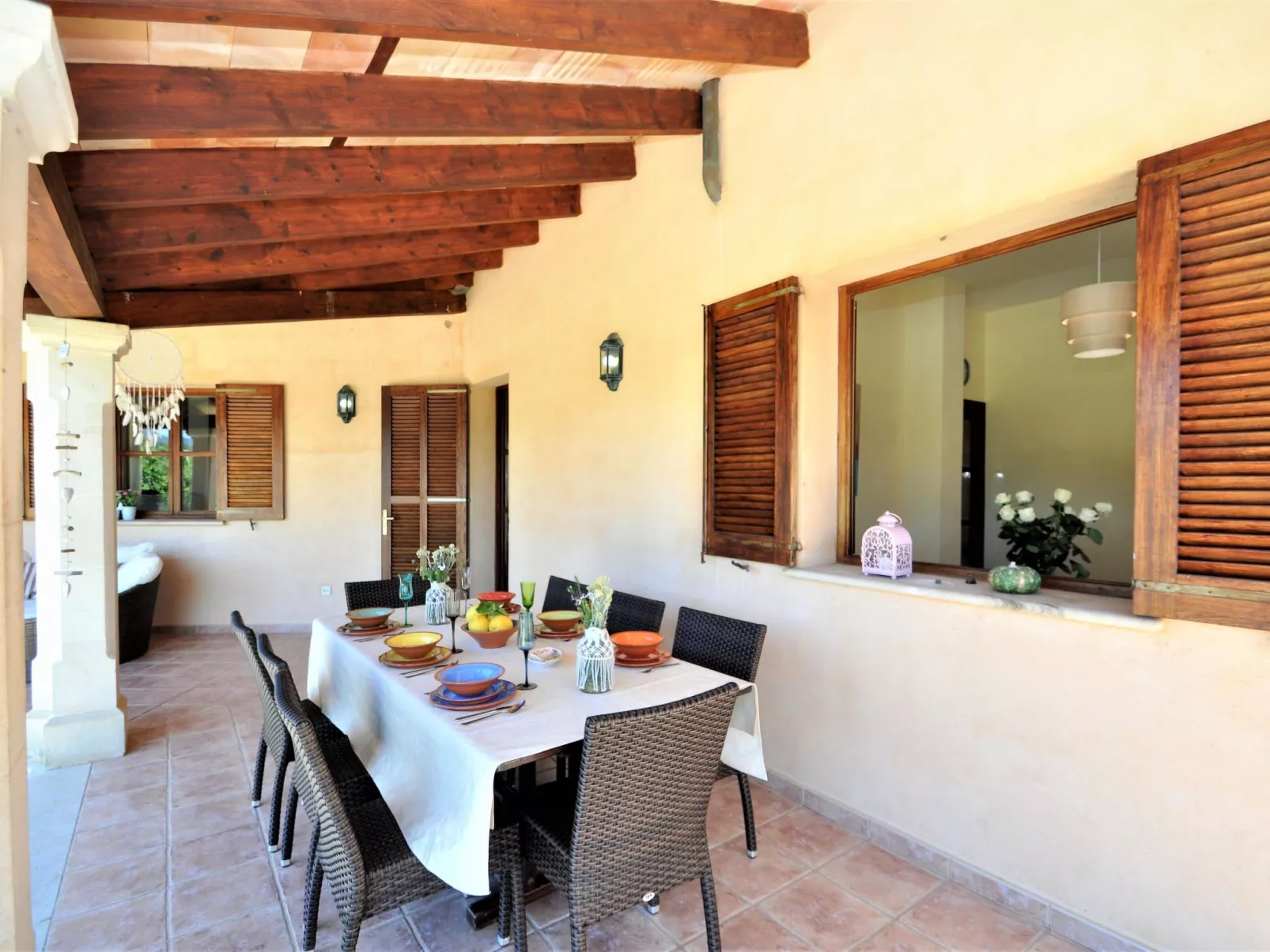 Villa SON RUBI en Selva (Serra de Tramuntana) con barbacoa y piscina privada- V - Buiten