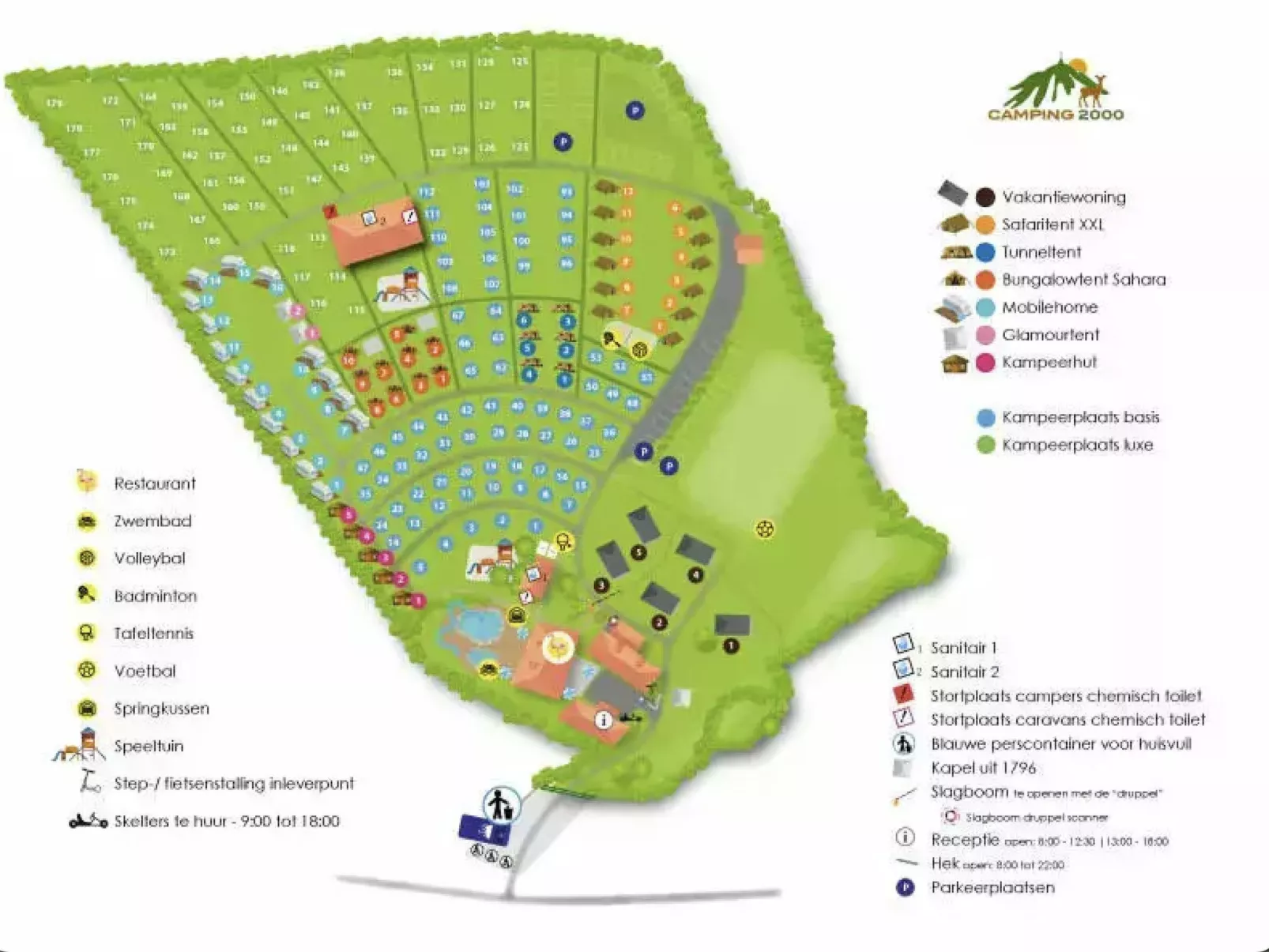Camping 2000 - Safaritent Medium - Buiten