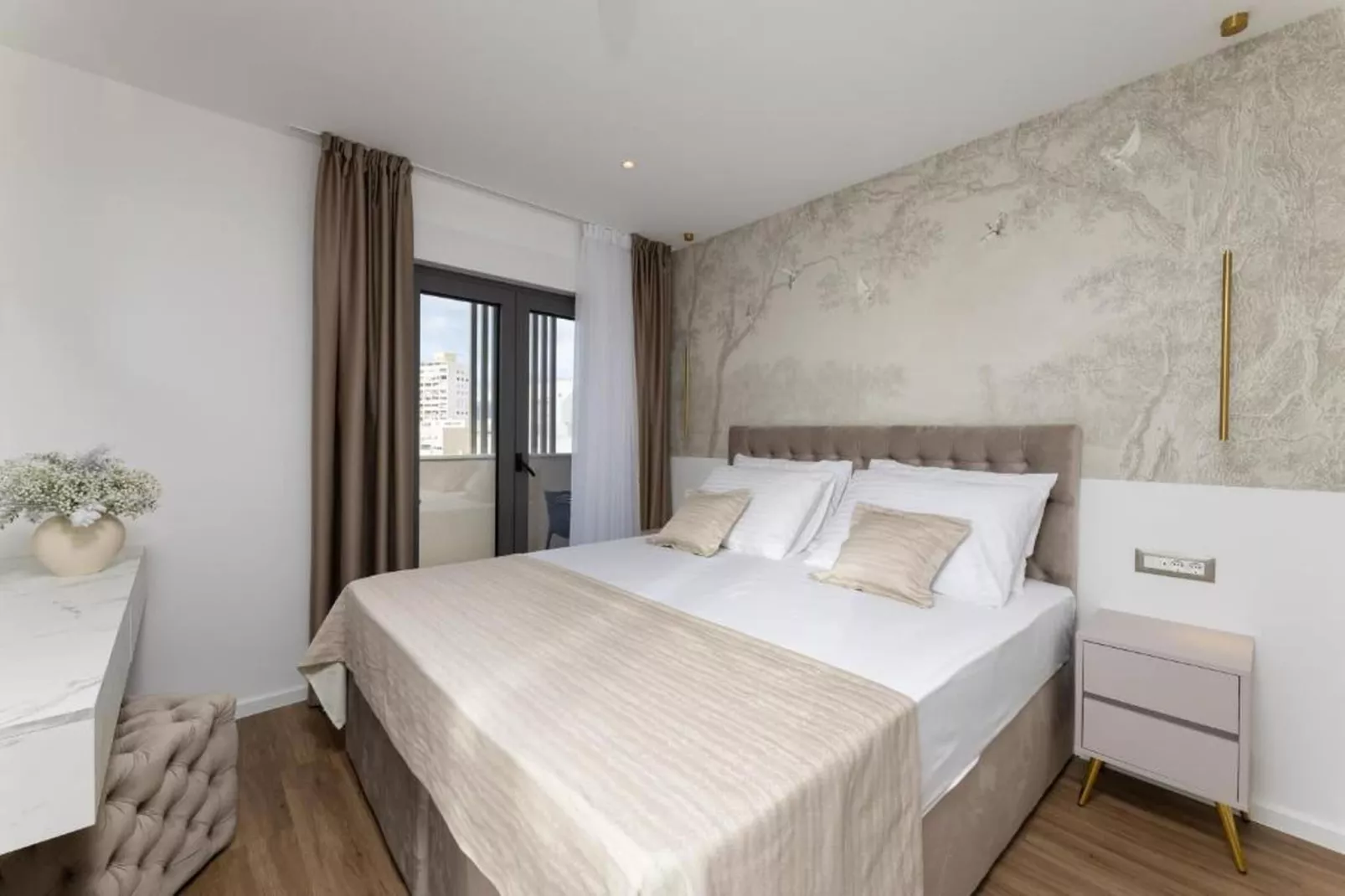 PICTAS Residence - Superior Double or Twin Room with Terrace - Slaapkamer