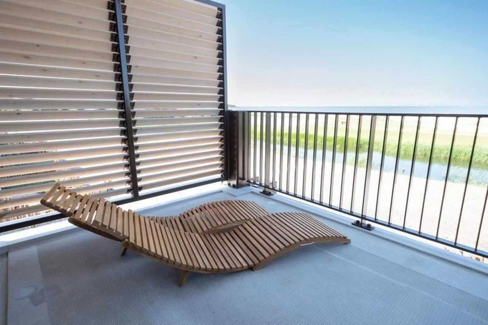 Luxury Beach Apartment | 4+2 Pers. - Terrasbalkon