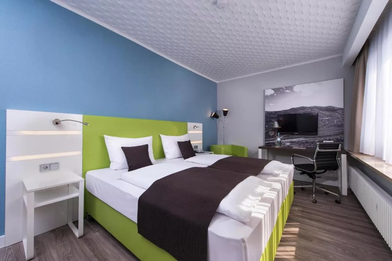 Offenburg City - Superior Twin Room - Slaapkamer