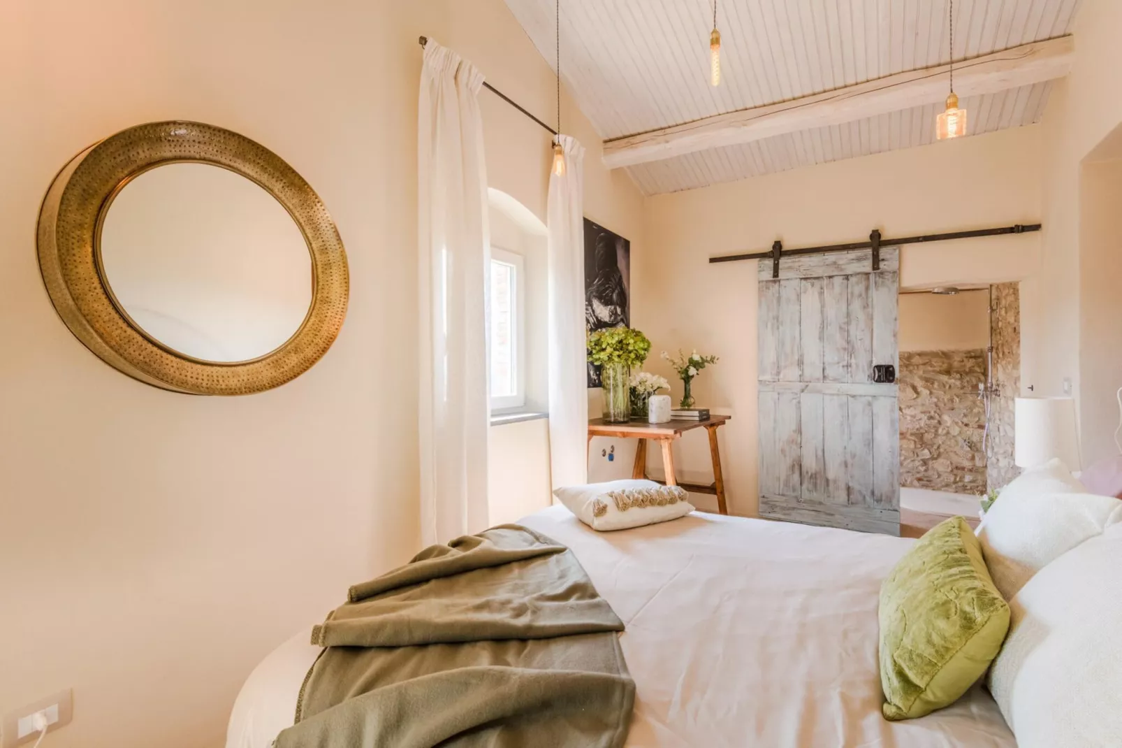 Le Due Terre Farmhouse - Slaapkamer