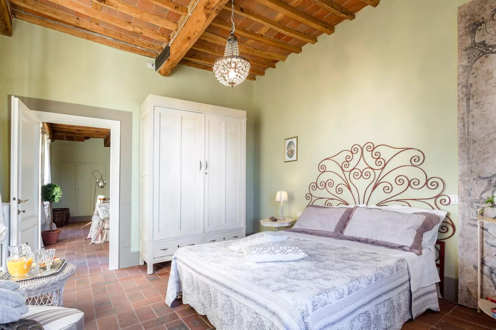Il Frantoio Farmhouse Apartment - Slaapkamer