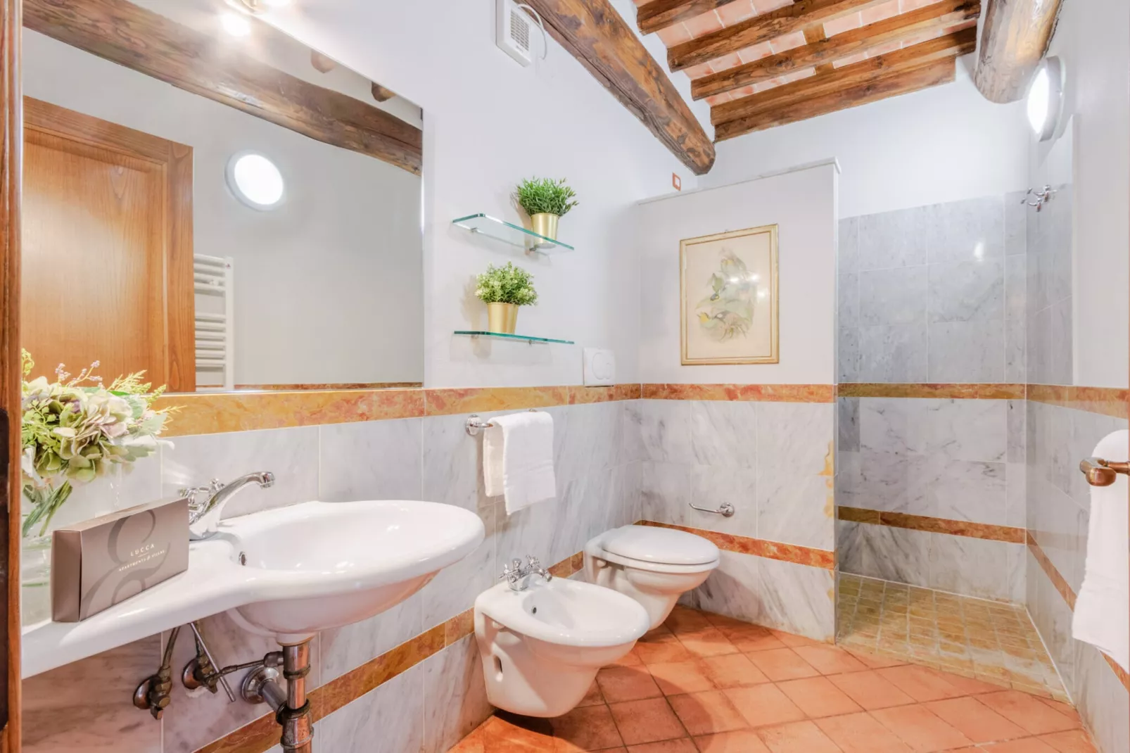 Donato, Farmhouse Apartment with Pool - Badkamer