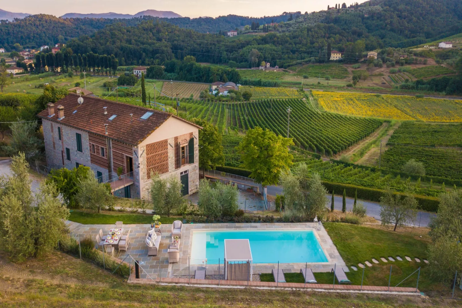 Valle del Sole Winery Farmhouse - Zwembad