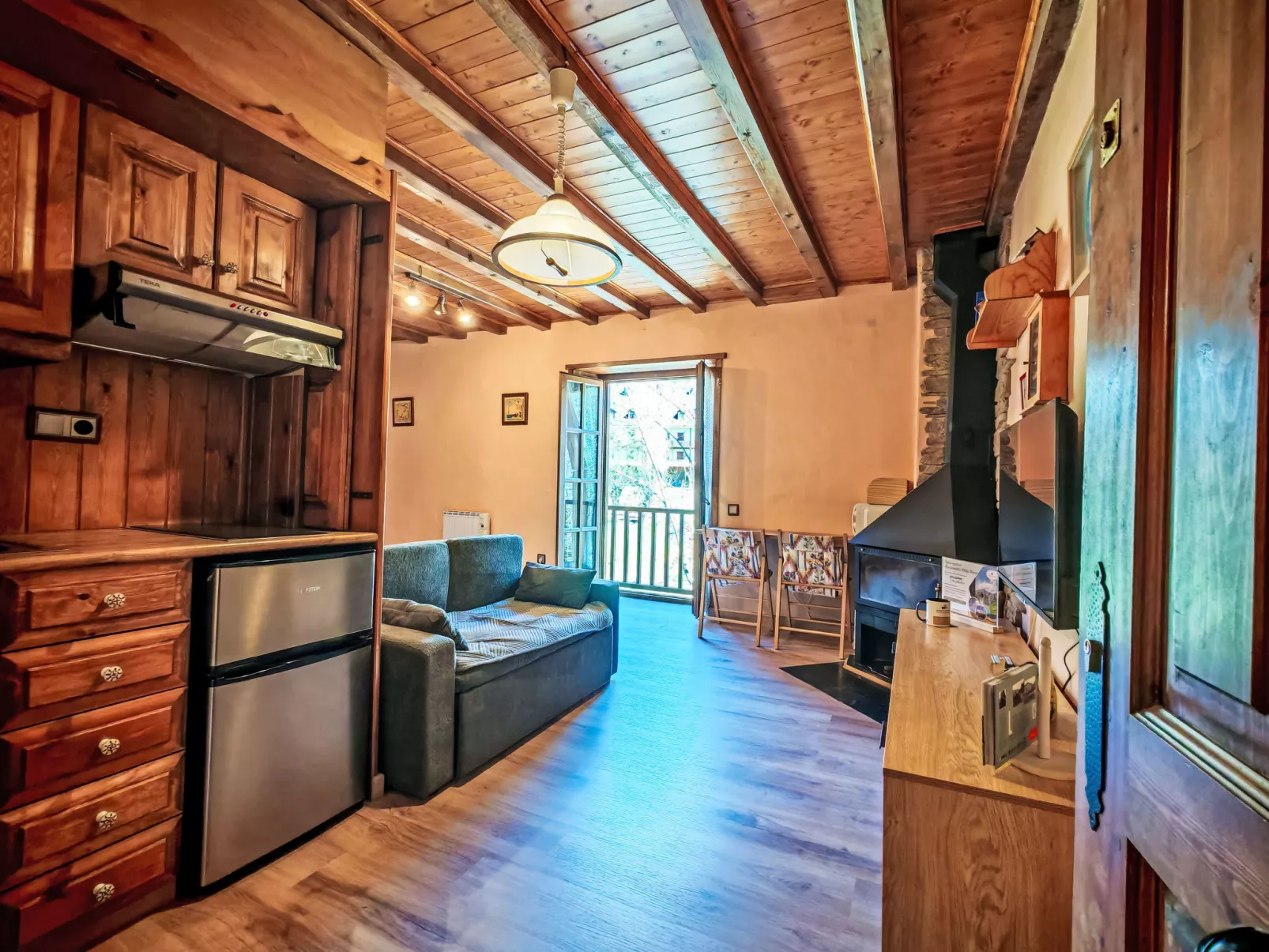 Studio mit Kamin Cosmos 3 Vall de Boí - Binnen