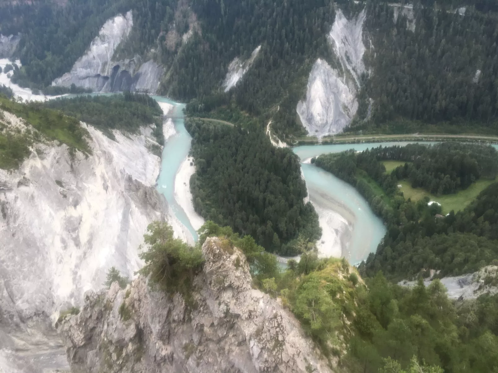 Panorama A23 / Fitzi, (Flims Dorf). Panorama A 23 / Fitzi - Omgeving