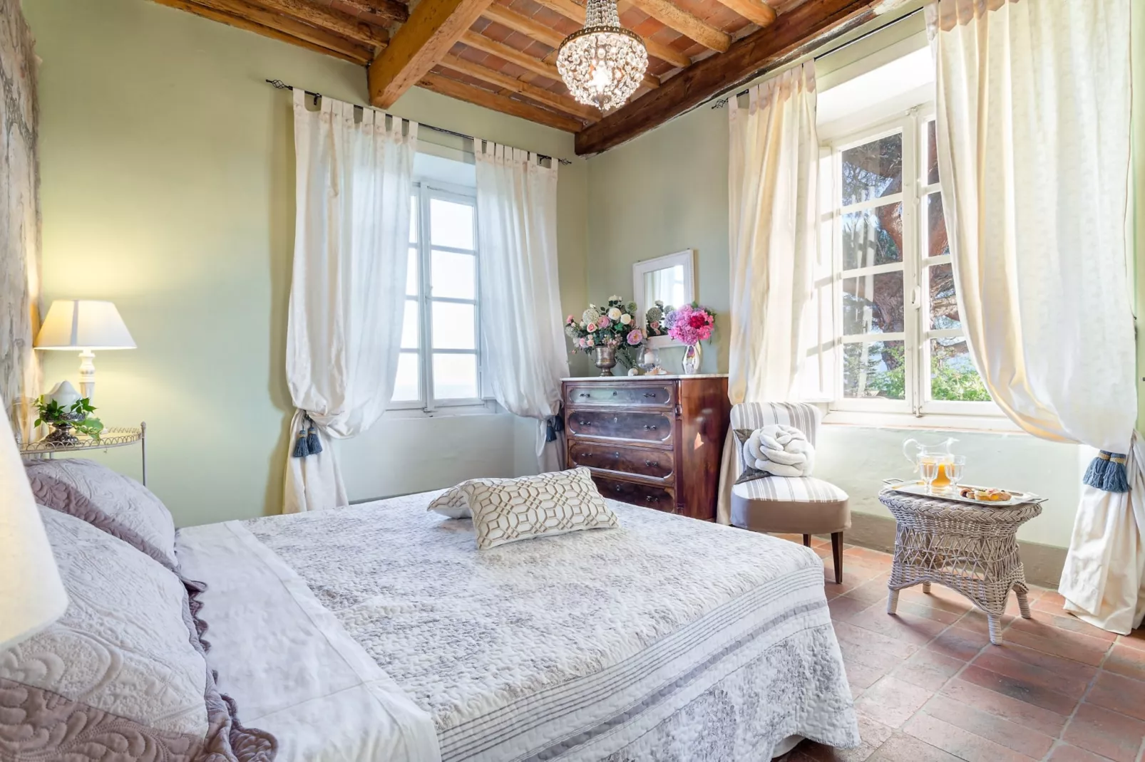 Il Frantoio Farmhouse Apartment - Slaapkamer