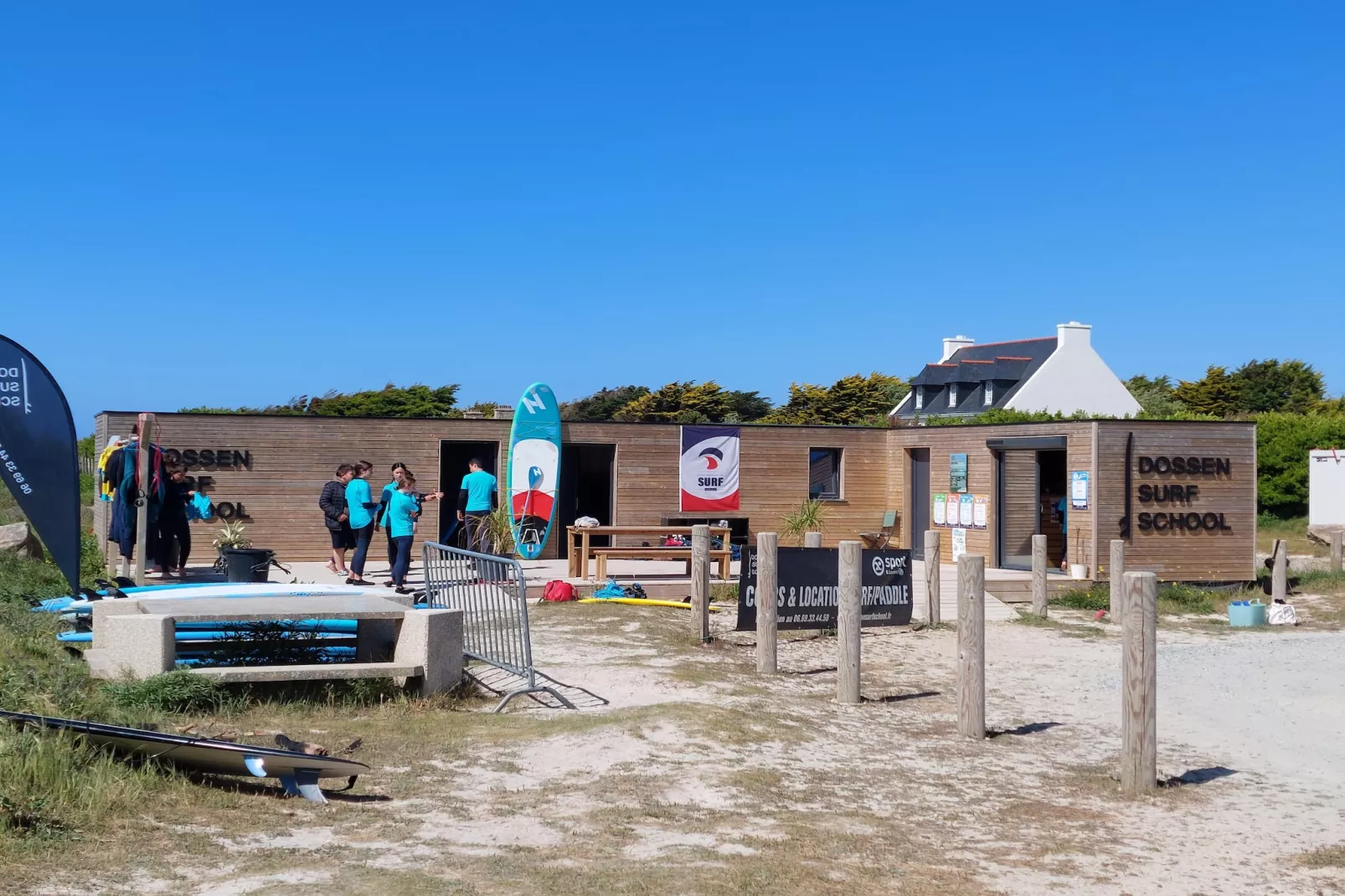 Ebenerdiges Ferienhaus in Strandnähe Santec - Gebieden zomer 5km