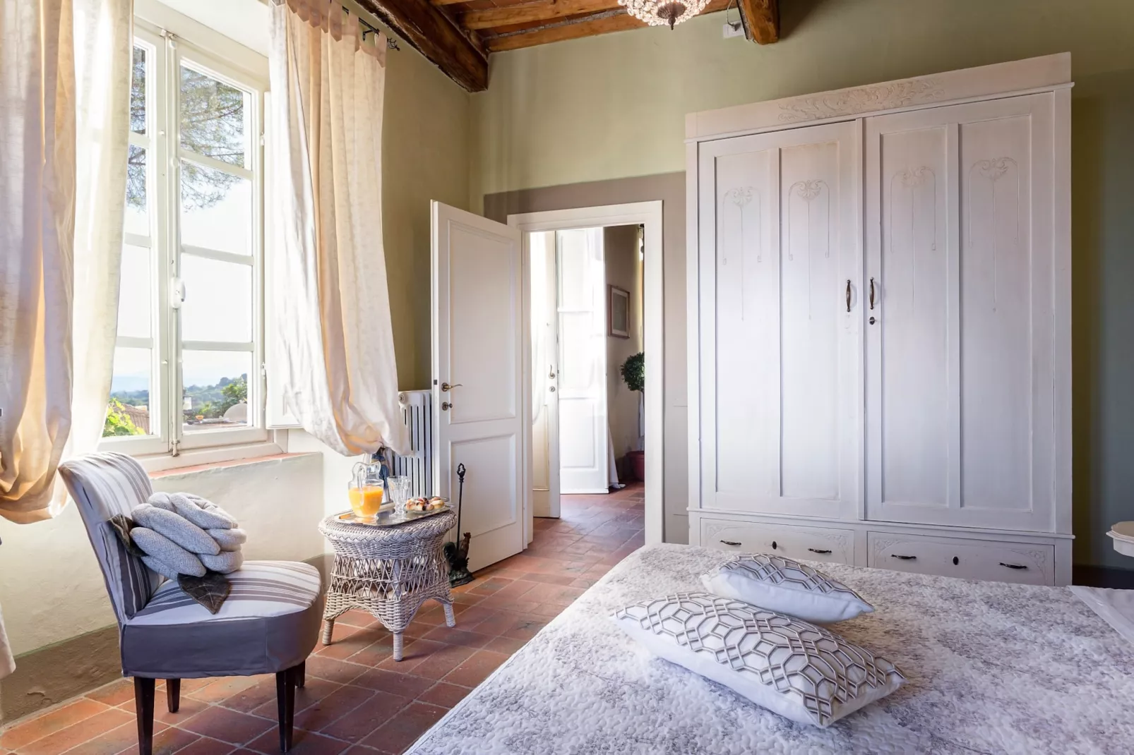 Il Frantoio Farmhouse Apartment - Slaapkamer